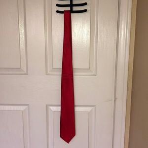 Geoffrey Beene red necktie